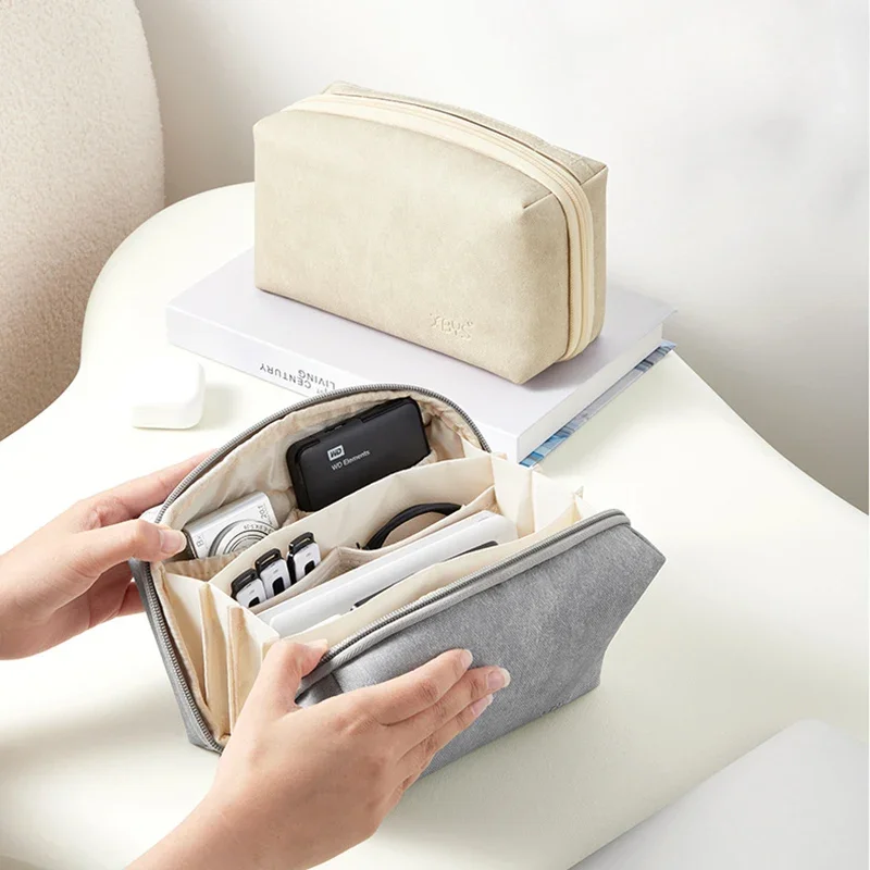 Portable Electronics Organizer Data Cable Storage Bags Power Supply Pouches Charger Holders U Disk Cases Travel Organizers