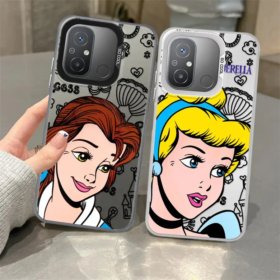 Disney Princess Arielเคสโทรศัพท์สําหรับXiaomi Redmi 12C 13C 14C A2 A1 Plus A3x A4 Poco X3 NFC C50 C51 C61 X3Pro Hard PC Cover