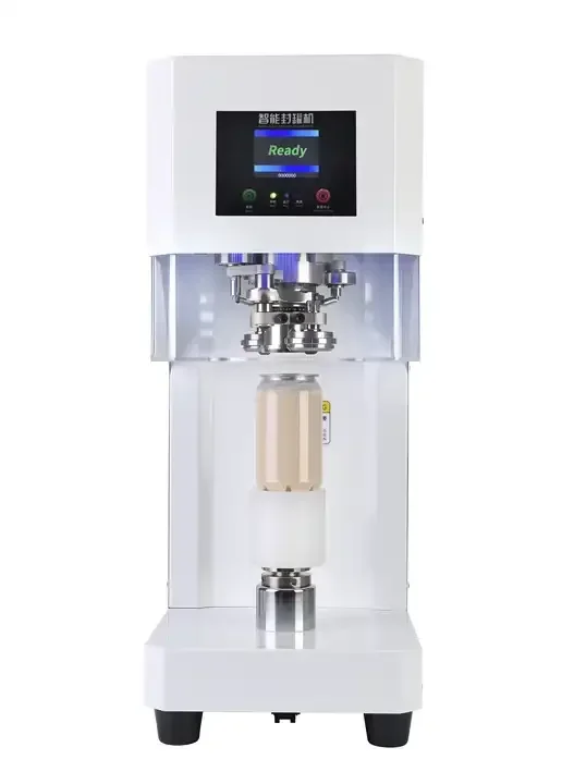 Full automatic model Intelligent tin can seamer Non-rotary model can sealing machine using in sealing cans for drinks