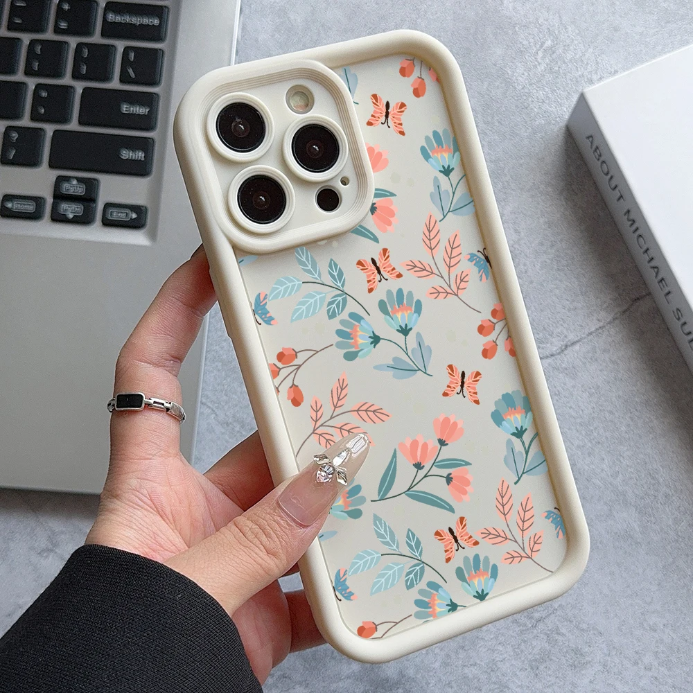 

Romantic Garden Phone Case for Oppo Reno 12 11 10 8 7 6 5 4 3 2 Reno12 Reno11 Reno10 Reno8 T Z F Pro Plus 4G 5G Ladder Cover