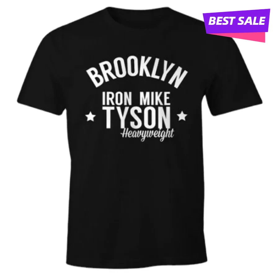 

Brooklyn New York Iron Boxing Gym Футболка Mike Tyson Летняя хлопковая мужская футболка с круглым вырезом и коротким рукавом Новый размер S-3XL