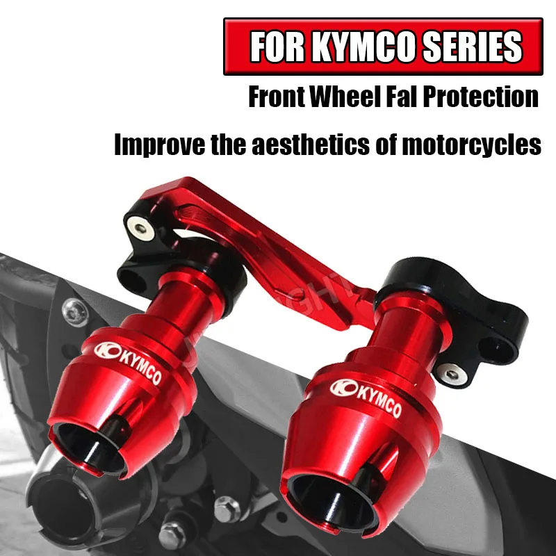 

For KYMCO Xciting 250 300 400 AK550 AK 550 Muffler Pipe Frame Slider Anti Crash Protector Exhaust Shock Absorber Drop Ball
