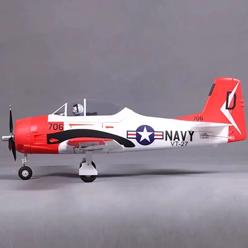 FMS 800 مللي متر T-28 طروادة ثابتة الجناح دخول الإلكترونية التحكم عن بعد طائرة نموذجية الحرب العالمية الثانية طائرة نموذجية لعبة الكبار