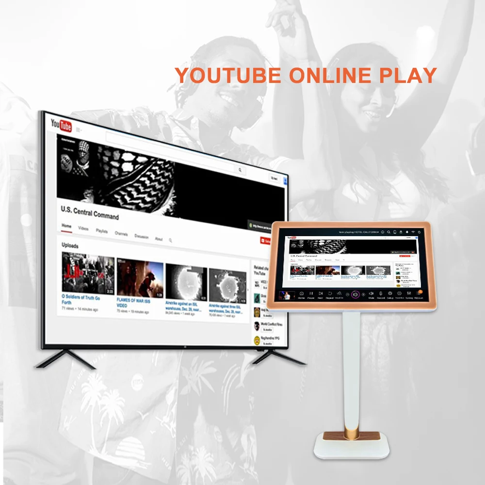 ZJZ 19.5 بوصة المهنية الأسرة KTV كاريوكي أغنية نظام الكاريوكي آلة مشغل فيديو الحفلات #2