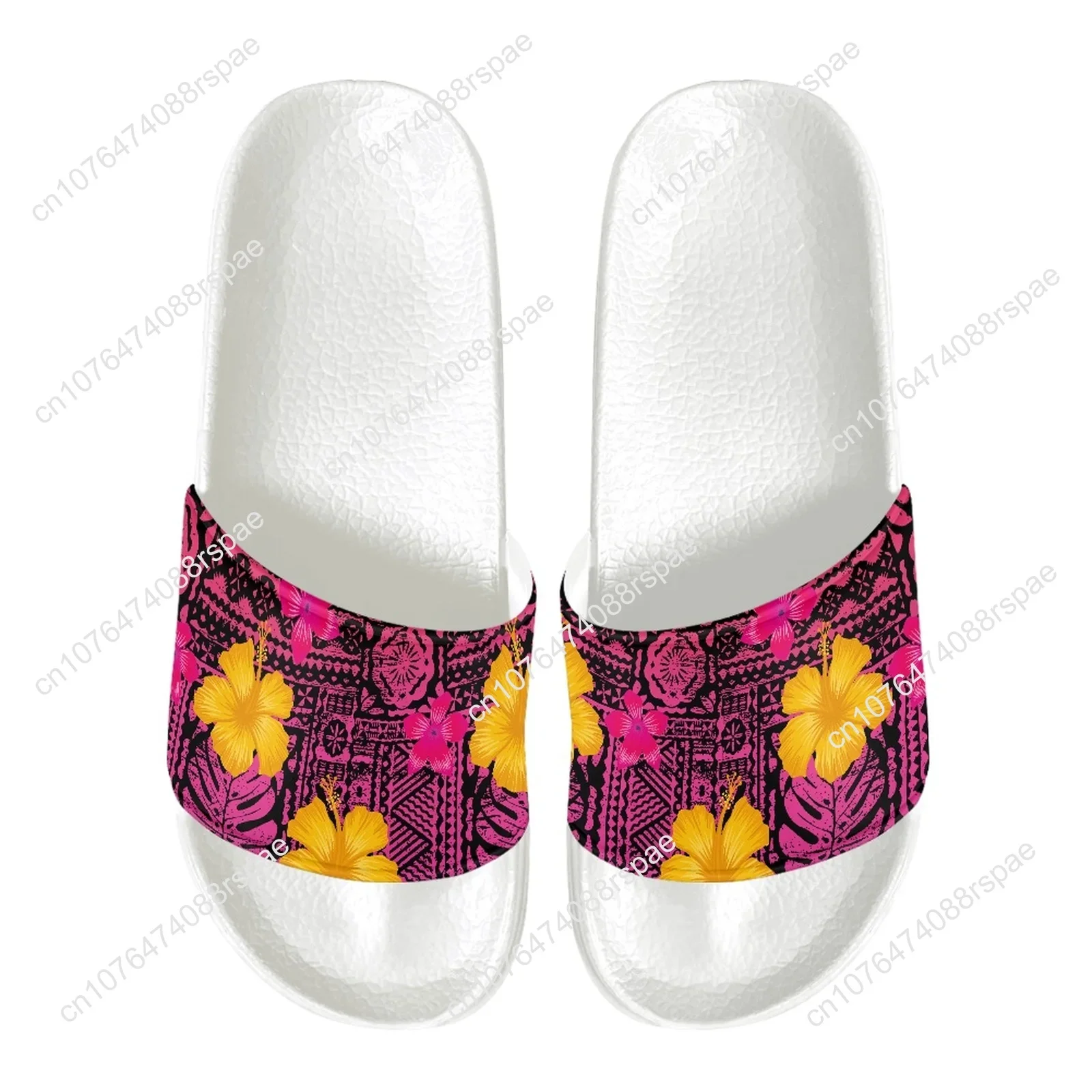 Polynesian Tribal Hawaiian Totem Tattoo Hawaii Prints Women Men's Slippers Indoor Bath Slipper Platform Non-Slip Home Slides NEW