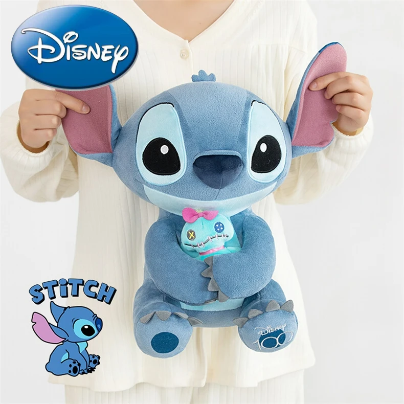 

20-25cm Stitch Plush Doll Disney Original Anime Figures Lilo & Stitch Cute Stuffed Toys Movie Peripherals Soft Ornaments Gifts