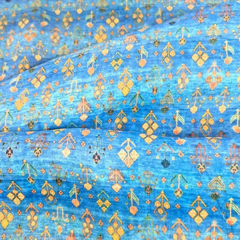 High-End Dark Red Imperial Falling Flower Pattern Design Ceremonial Robe Fabric Made From Premium Ramie Fabric