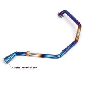 Motorcycle Escape System Escape, Modified Silent, Front and Half Link Pipe, Slip On For Yamaha FZ250, FZS250, FZS, FZ, do 250, 51 millimeters 8 Main Sales Make 250 Yamaha - №2