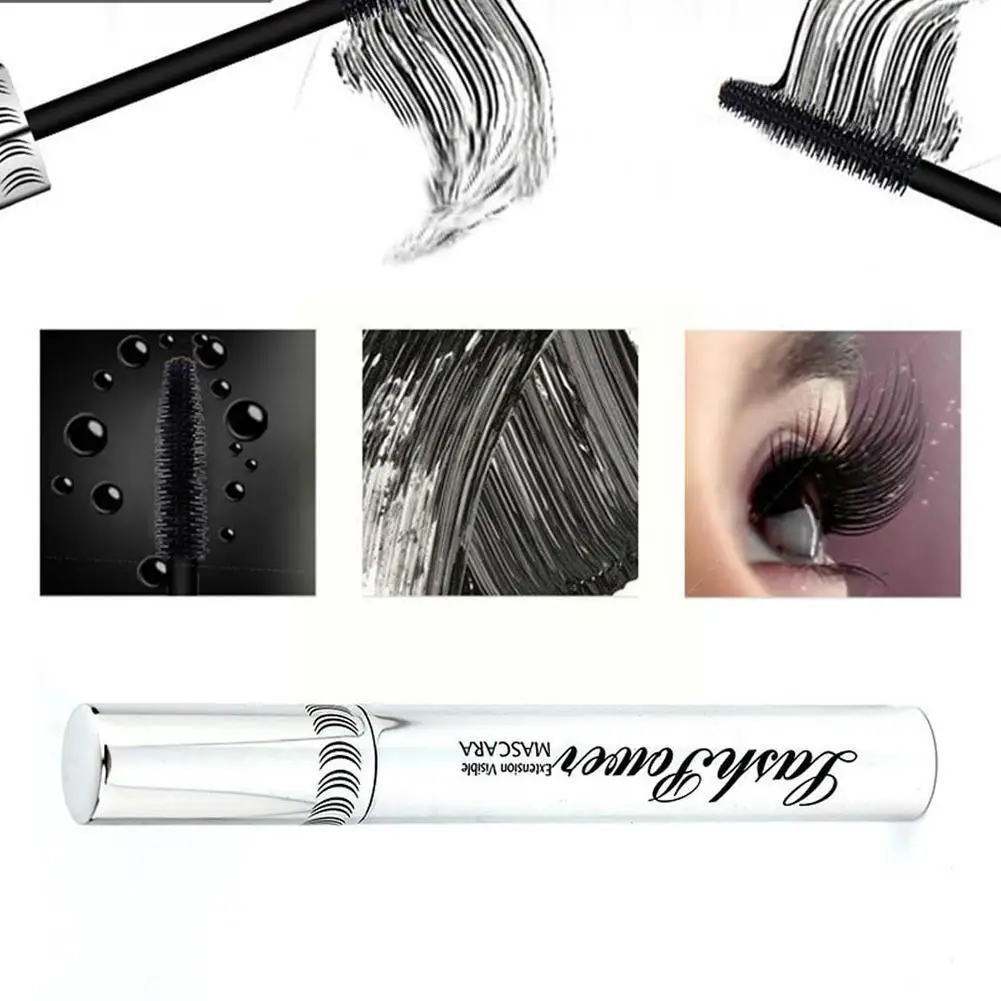 3d Zijden Vezel Mascara Verlenging Waterdichte Langdurige Lange Verlenging Wimpers Mascara Maken Dikke Curling W2f2