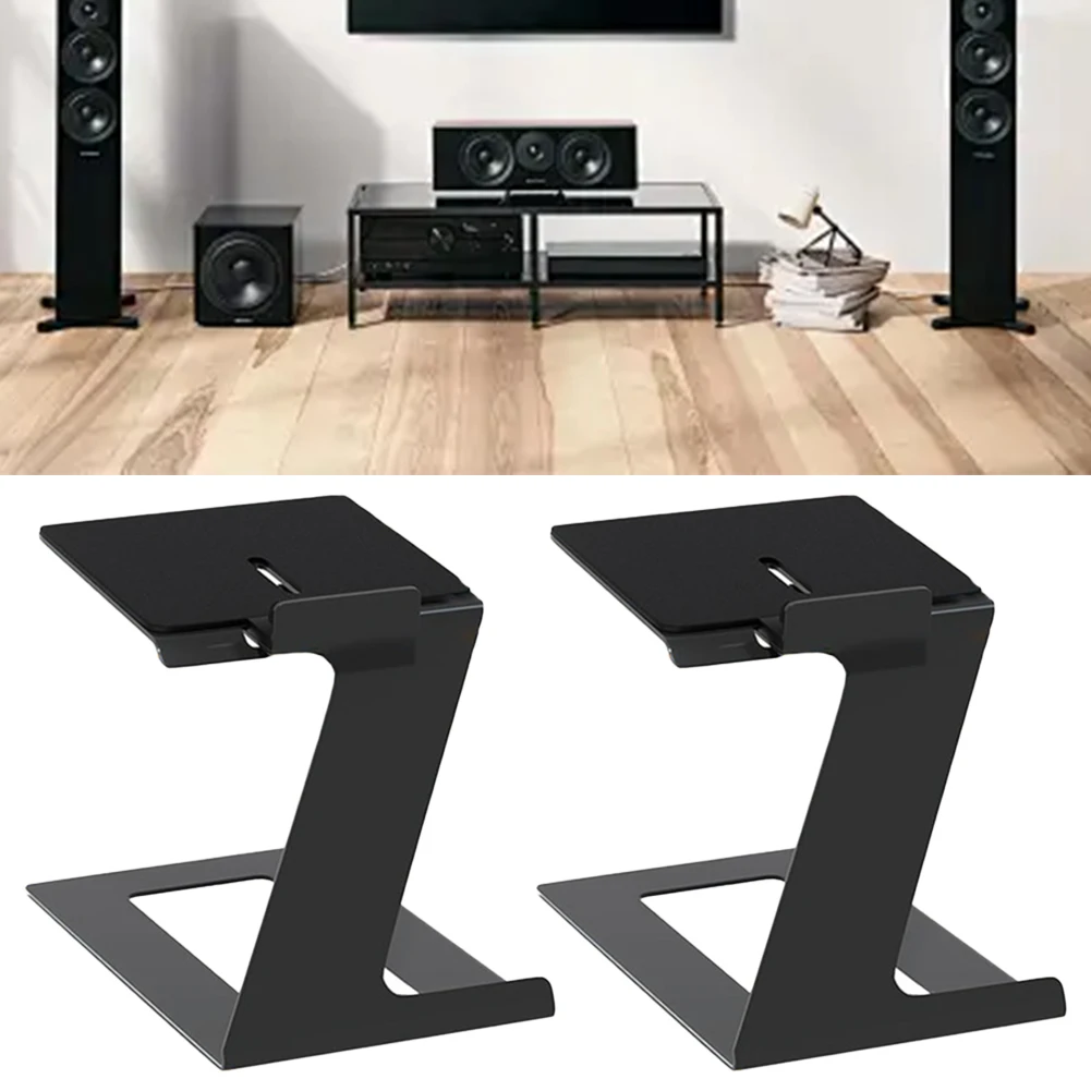 

2pcs Speaker Stand Desk For Small Medium Computer Speaker Stand Load 10 Kg Pair Desktop Speaker Stand Speaker Accessories