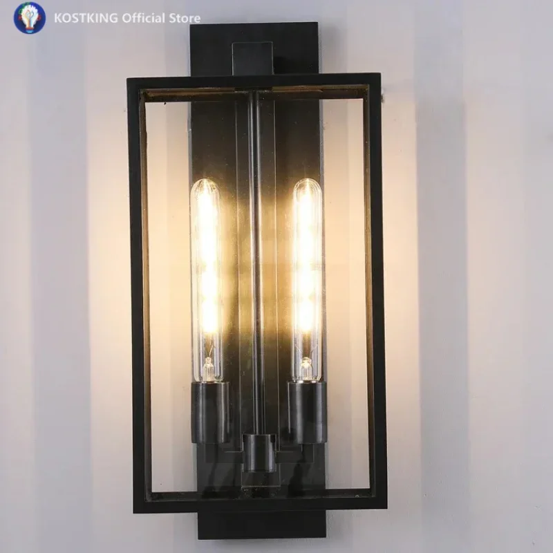 Retro Industrial Solid Brass Scone Modern LED Light Wall Lamps