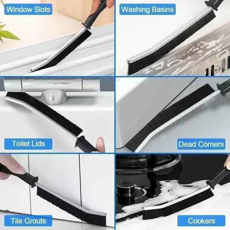 Spring Cleaning Tool: 5 Pcs Hard Bristle Gap Brush - Multifunctional for Bathroom Kitchen Tile Window Crevice Cleaning