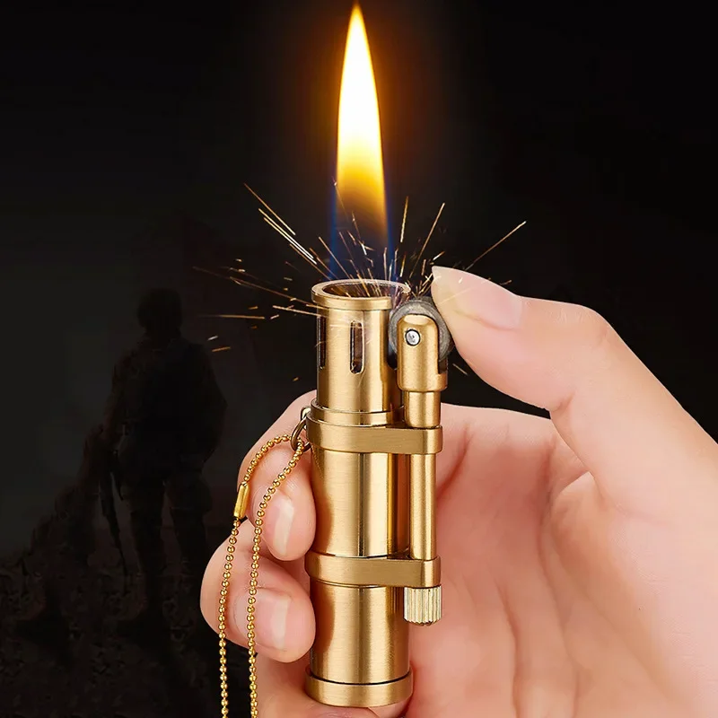 Torch Lighthouse Shape Kerosene Windproof Lighter Creative Collectibles Nautical Peripheral Model Kerosene Machine