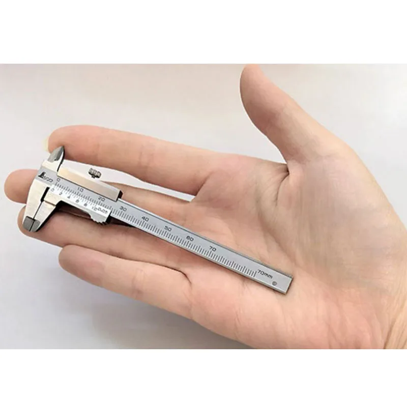 Imagem -02 - Shinwa-mini Pinguim Vernier Caliper Bolso para Medição de Profundidade e Gap Externa 19892 19894 1pc