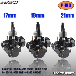 PHBG 17/19/21 Carburetor 17mm 17.5mm 19mm 19.5mm 21mm Racing Carburador Carb For JOG50 JOG90 BWS100 RG50 DIO50-90