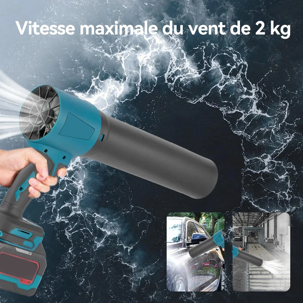 ventilador Turbo sin escobillas de 400 M/S، sopladores de aire eléctricos de gran potenci de 4000W، herramienta de polvo de].