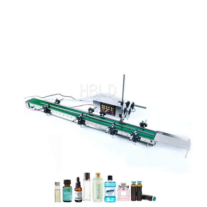 Desktop High Flow Pump Type Double Head Liquid Filling Machine Pure Water Essential Oil Packaging Machine