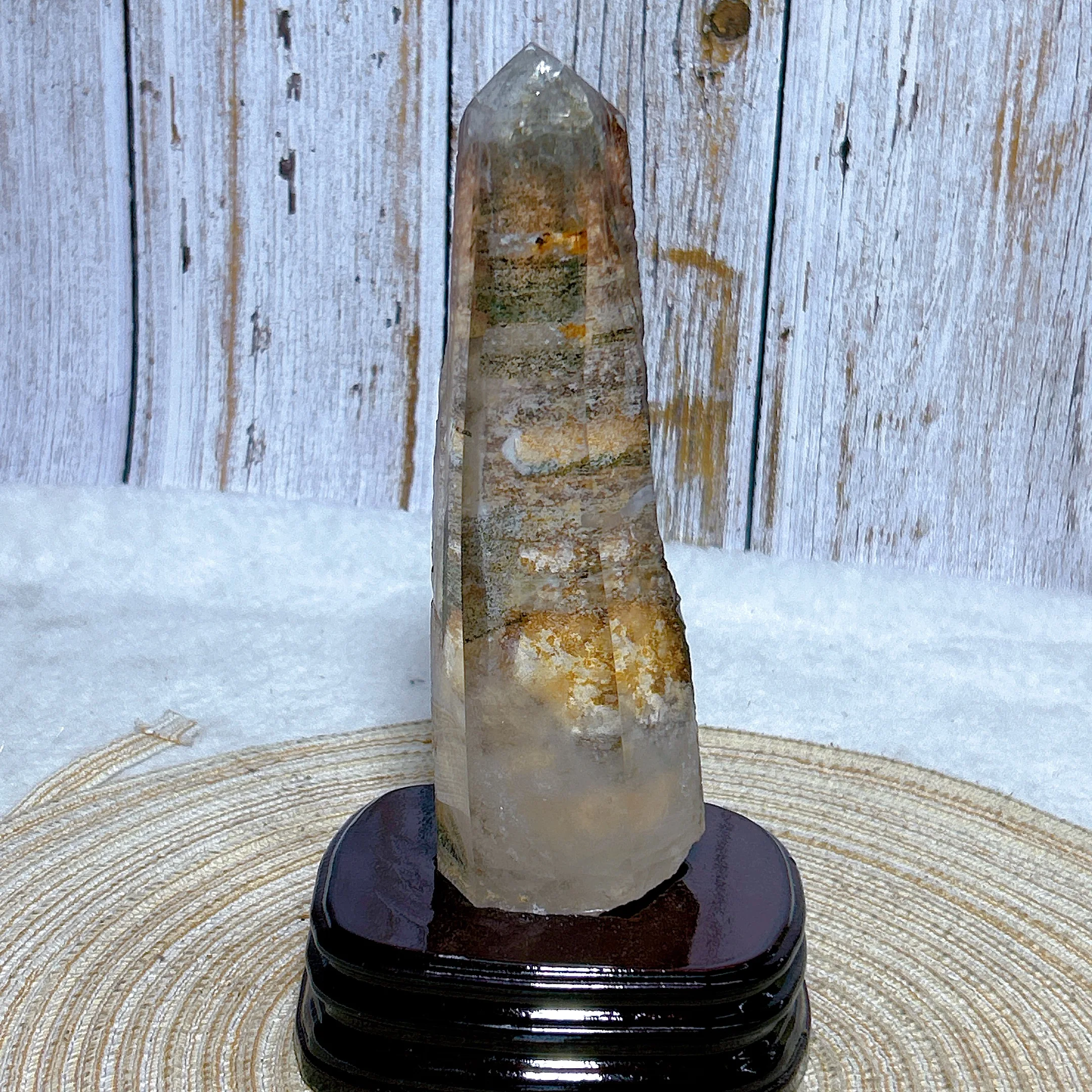 Natural Brazil Garden Quartz Raw Stone Large Tower Crystal GIve Stand Healing High Quality Mineral Energy Home Decorations Gift