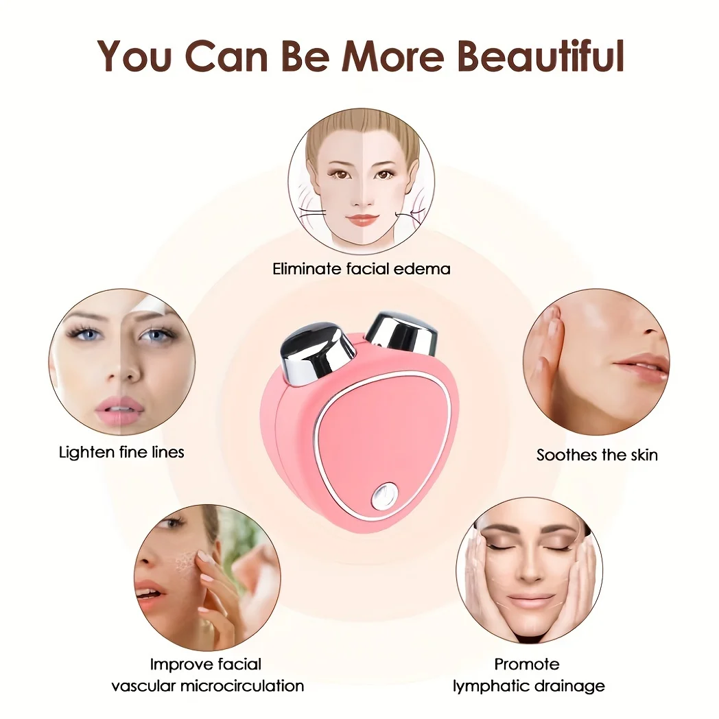 Mini Facial Beauty Instrument Portable Slimming Face Massager Skin Care Slimming Chin V Face Firming Face Lifting Machine