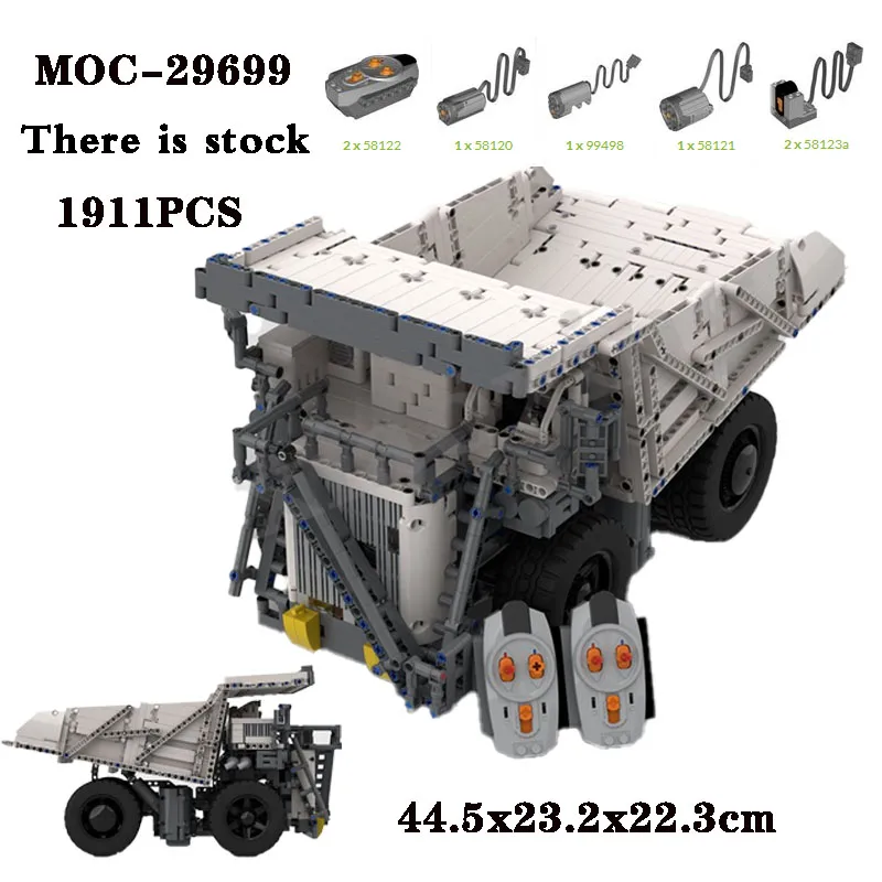 

New Building Block MOC-29699 Mining Dump Truck 1911PCS Splicing Assembly Building Block Adult and Children Education Toy Gift