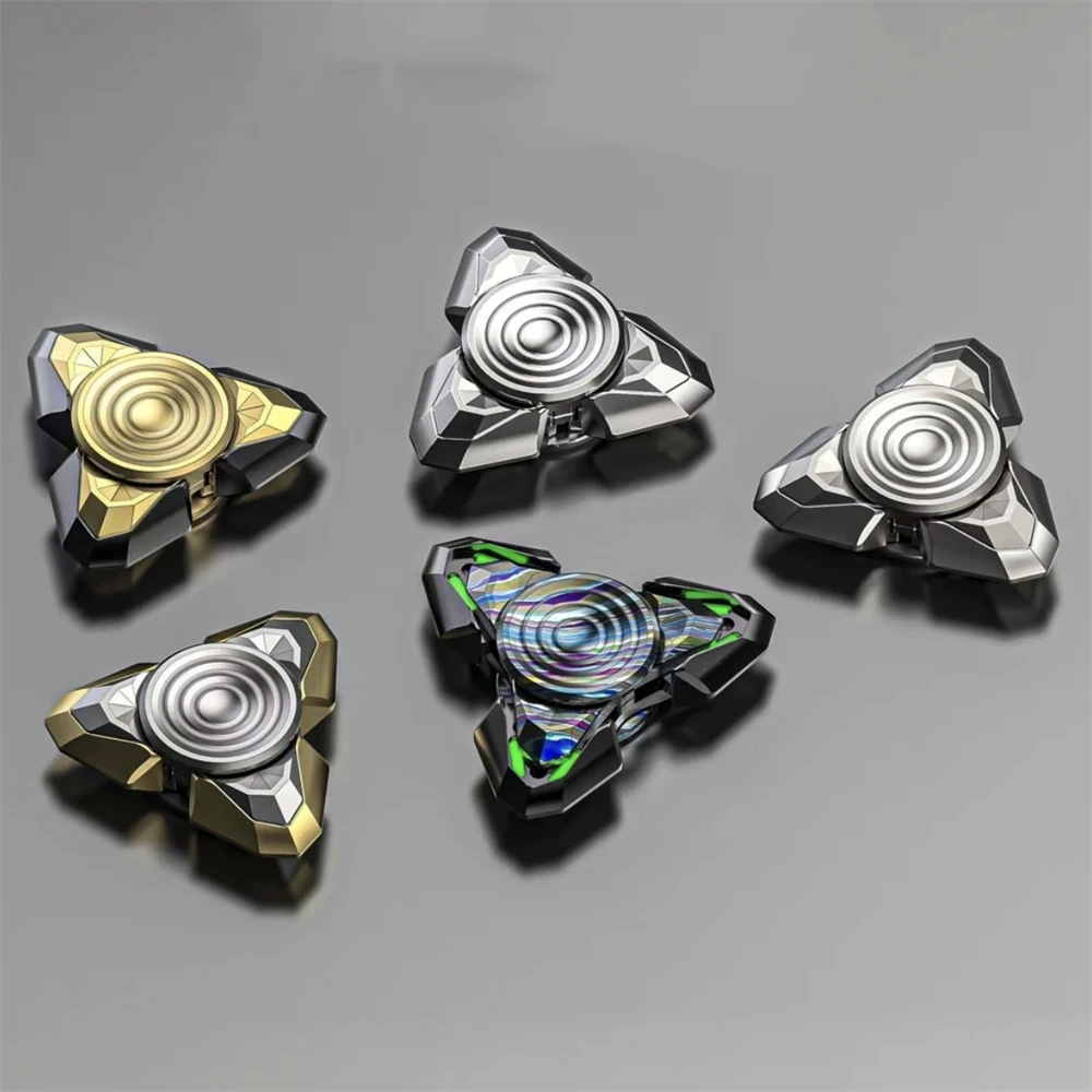 NOVO Koper Staal Fidget Spinner EDC Slider Speelgoed Anti Stress Hand Spinner voor Kinderen Volwassenen ADHD Angst Relief Zintuiglijke Speelgoed
