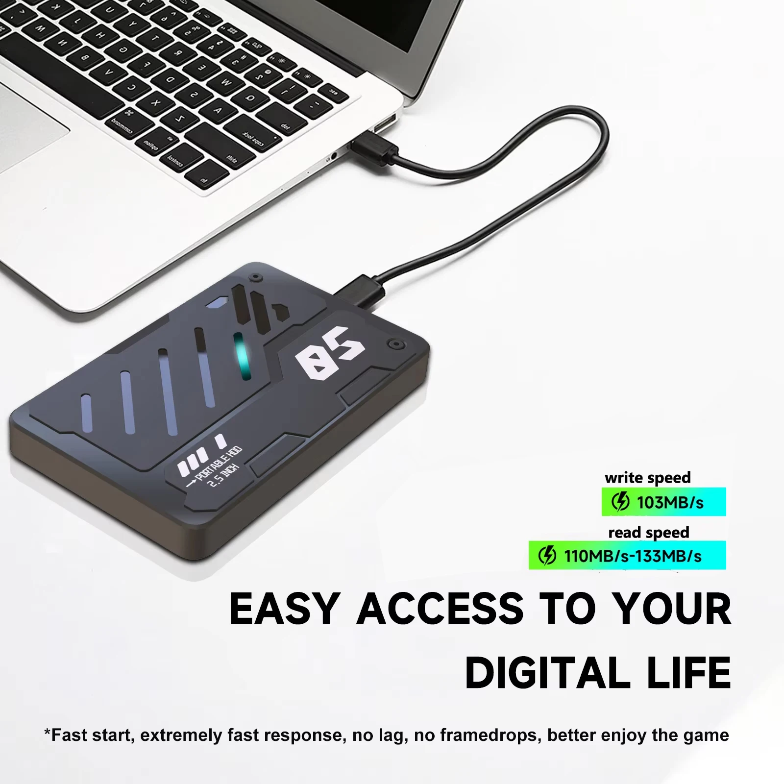 SATA III SSD 2.5 ''Internal Solid State Drive 3D NAND 500GB 1TB 2TB Hingga 550 MB/s untuk PC Laptop Desktop 2.5'' RGB Hard Drive