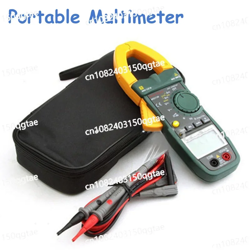 4pcs/lot Portable Electronic Digital Clamp Meter Mini Auto-Ranging LCD Multimeter MS2138