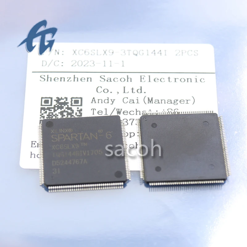 (SACOH Electronic Components)XC6SLX9-3TQG144I 1Pcs 100% Brand New Original In Stock