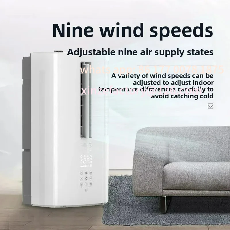 Condizionatore d'aria per finestre a frequenza variabile personalizzabile, raffreddamento singolo grande da 1 cavallo, nuovo refrigerante, solo raffreddamento