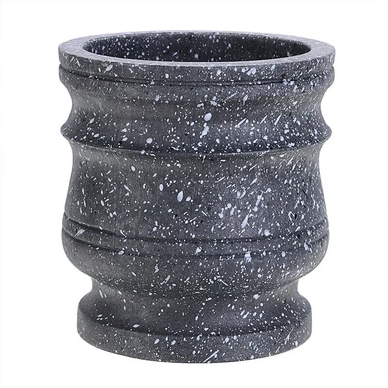 Granite Pattern Pestle Set Stone Herb Spice Grinder Solid Grinder Cooking Set