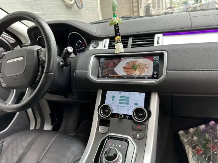 راديو سيارة 2DIN 10.25 بوصة لسيارة رينج روفر إيفوك L551 L538 2012-2018 مشغل وسائط متعددة Carplay شاشة تعمل باللمس HD لوحة مناخ التيار المتناوب