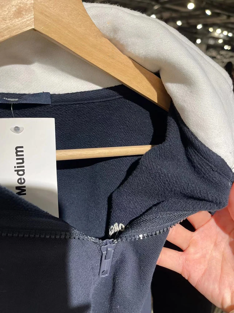 Vintage Dinosaur Embroidery Sweatshirts Autumn Cotton Half Turtleneck Zip-up Loose Pullovers Women Y2k Streetwear Casual Hoodie