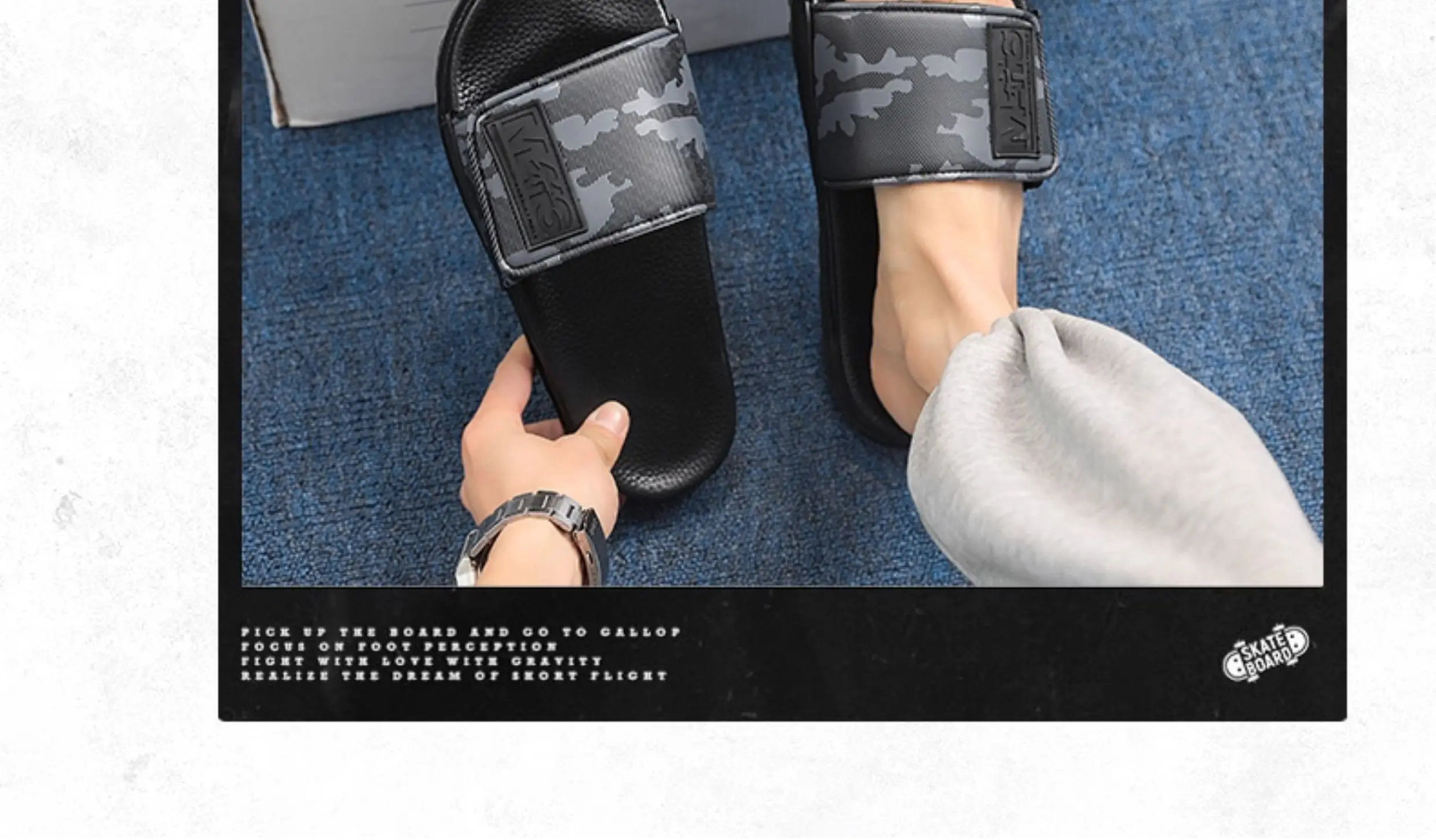 Zapatillas informales antideslizantes con suela suave para deportes de verano para hombre, sandalias para el hogar y el baño,...