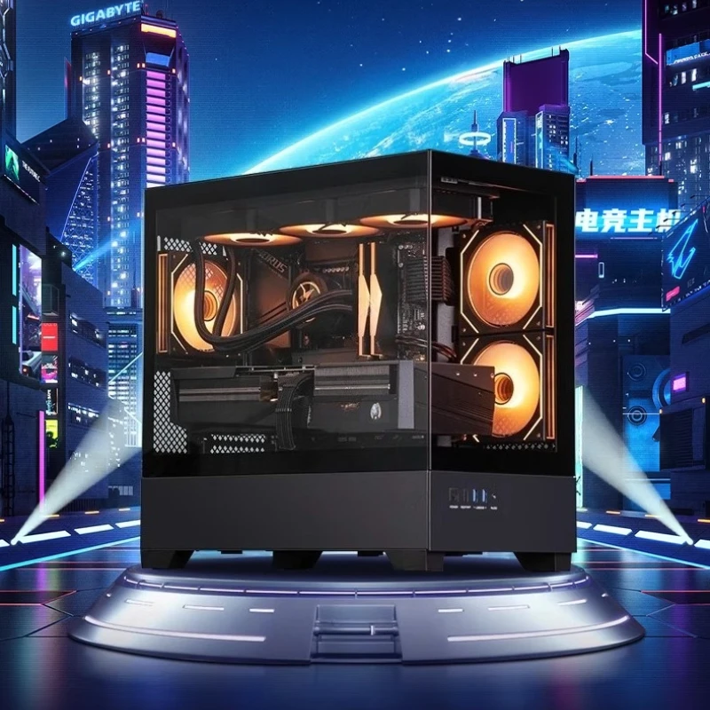 

Desktop assembly computer machine, graphics card host