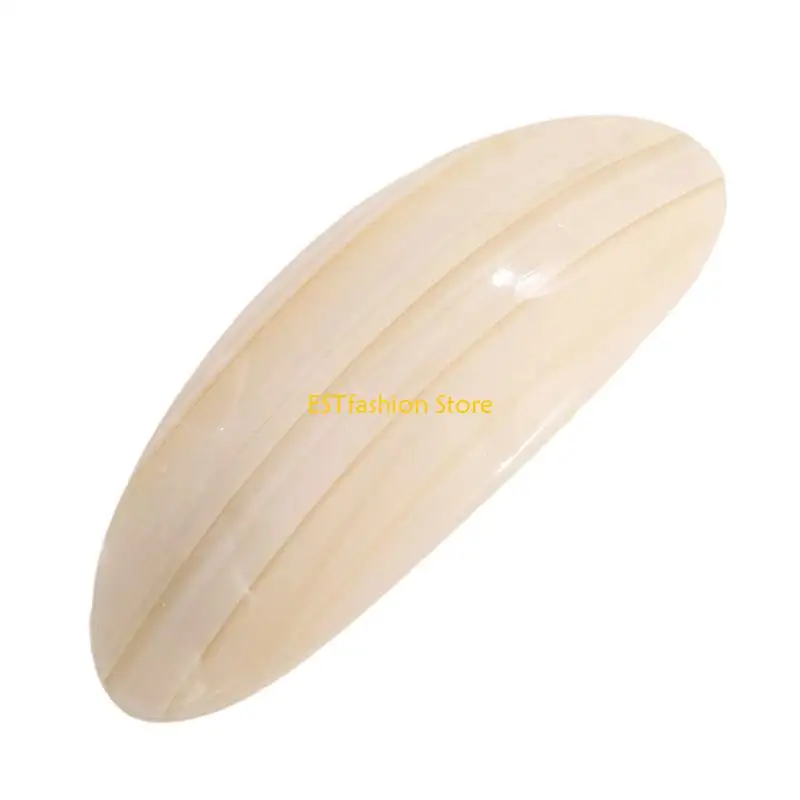 

Y5GC Acetate Oval Hair Clip Comfortable Hair Styling Tool For Thick Thin Hair Fashionable Spring Hair Holder Women Headwear