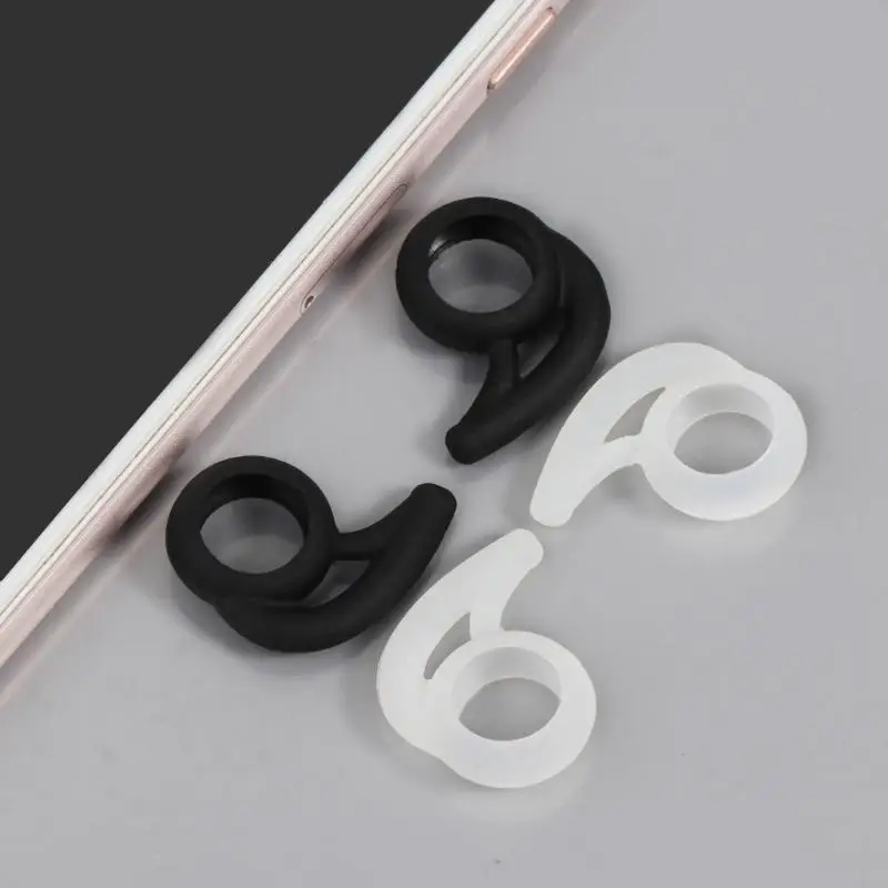 Silicone Ear Tips Earpads Earphone Headphones Cushions Universal with Earhook for Androids Smartphones Earbuds Ear Pad