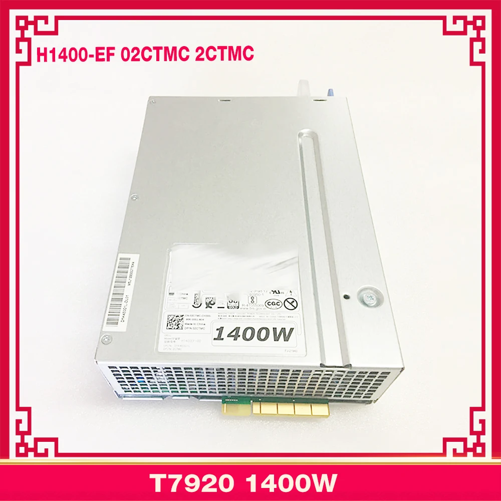 H1400-EF 02CTMC 2CTMC For DELL T7920 1400W Server Power Supply