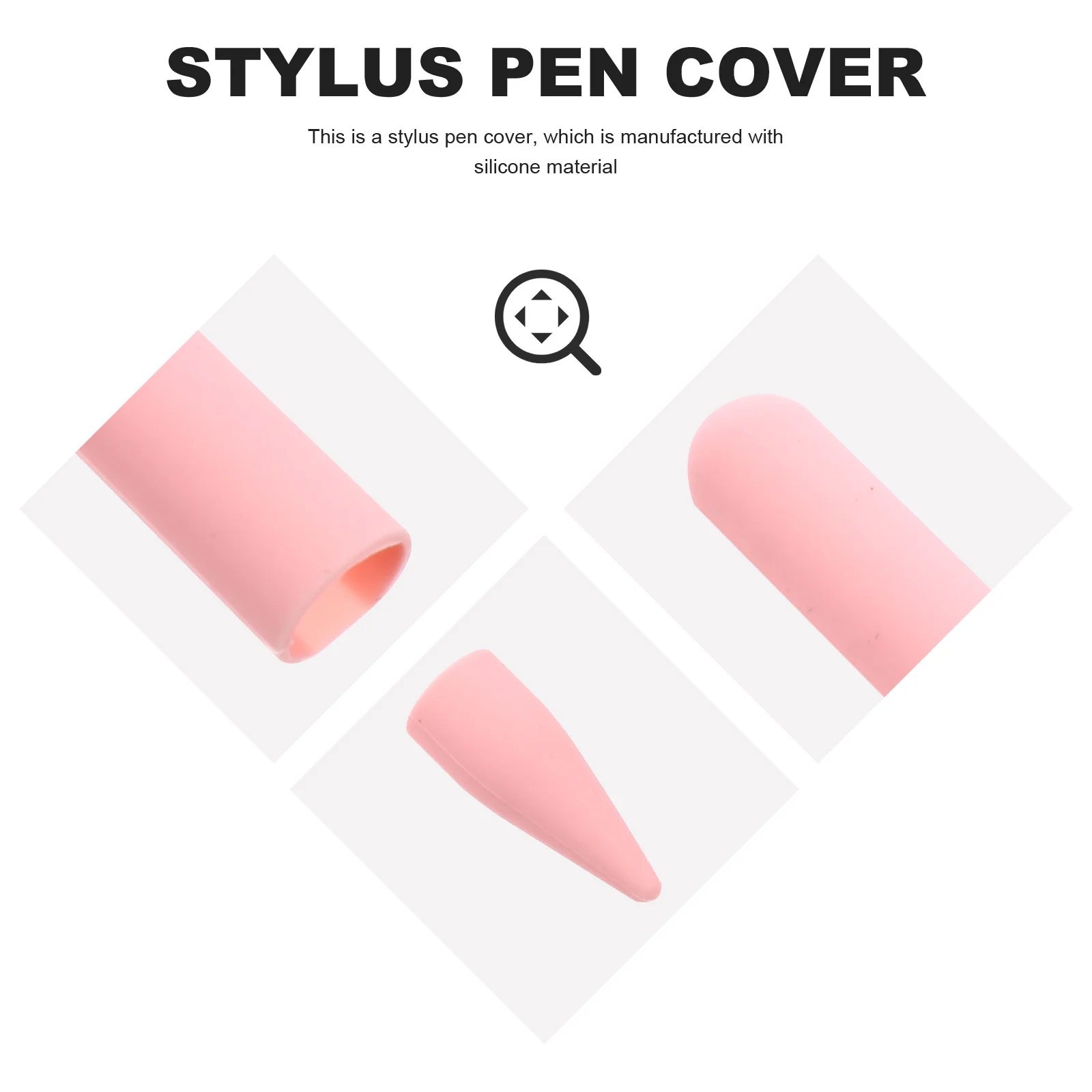 

Pencil 2 Silicone Cover Stylish Design Non-Slip Grip Protection Sleeve Dustproof Shockproof Smooth Finish Pen Cap