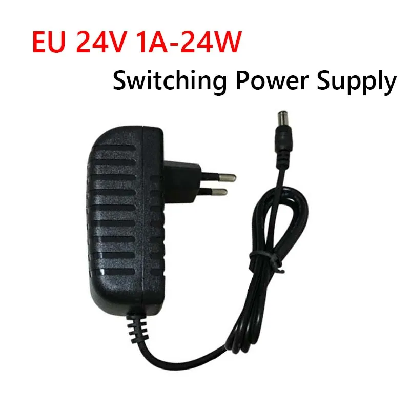Lighting Transformer AC 110V~220V To DC 24V 1A Switching Power Supply 2.1mm*5.5mm Connect Power Adapter For LED Strip Light CCTV