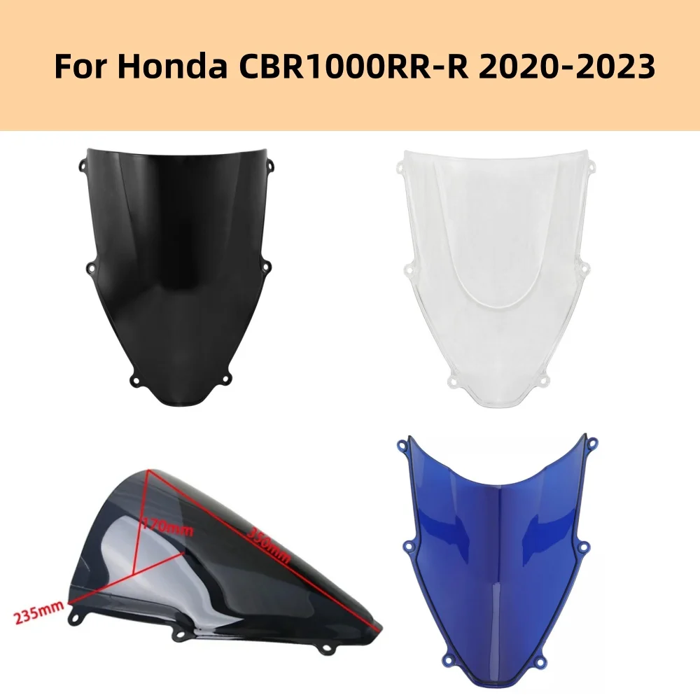 

CBR1000RR-R Motorcycle Double Bubble Windshield Deflector Protector Wind Screen For Honda CBR1000RR-R 2020-2023 CBR1000RR-R