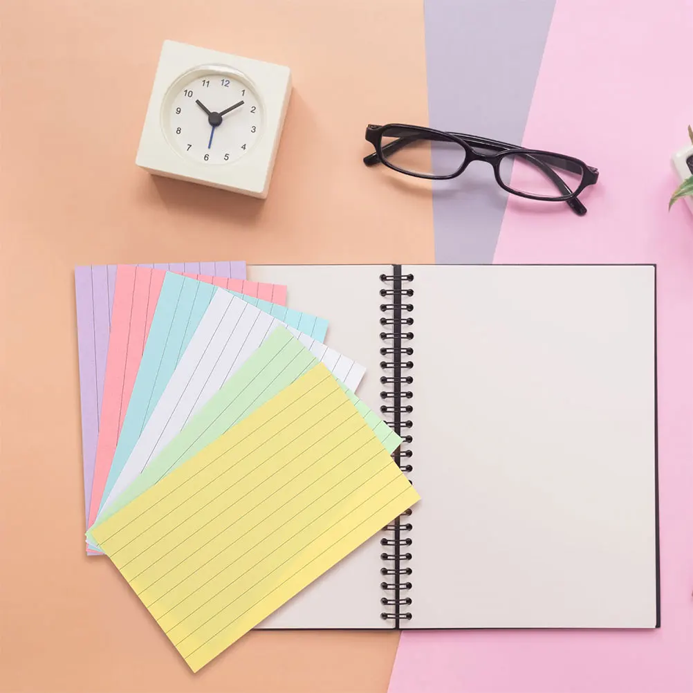 Memo Note Study Cards Multi-Use Small To Do List Tear Resistant Paper Notepads For Writing Index Card Notebook