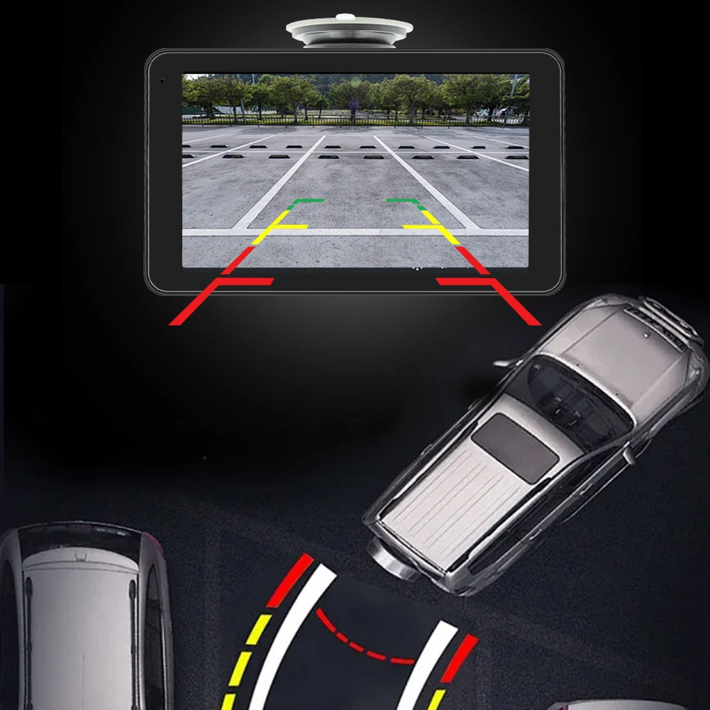 سيارة الملاحة المحمولة سيارة MP5 HD عكس الفيديو سيارة تشغيل الموسيقى جهاز نظام تحديد المواقع 7 بوصة 2 واط المدمج في المتكلم B-T الإصدار 5.0