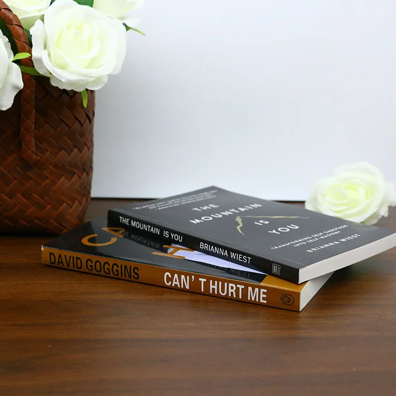 《The Mountain is You》+《Can't Hurt Me》A Dual-Effect Set for Self-Improvers Resilience Seekers Ideal for Chrismas holiday gifts