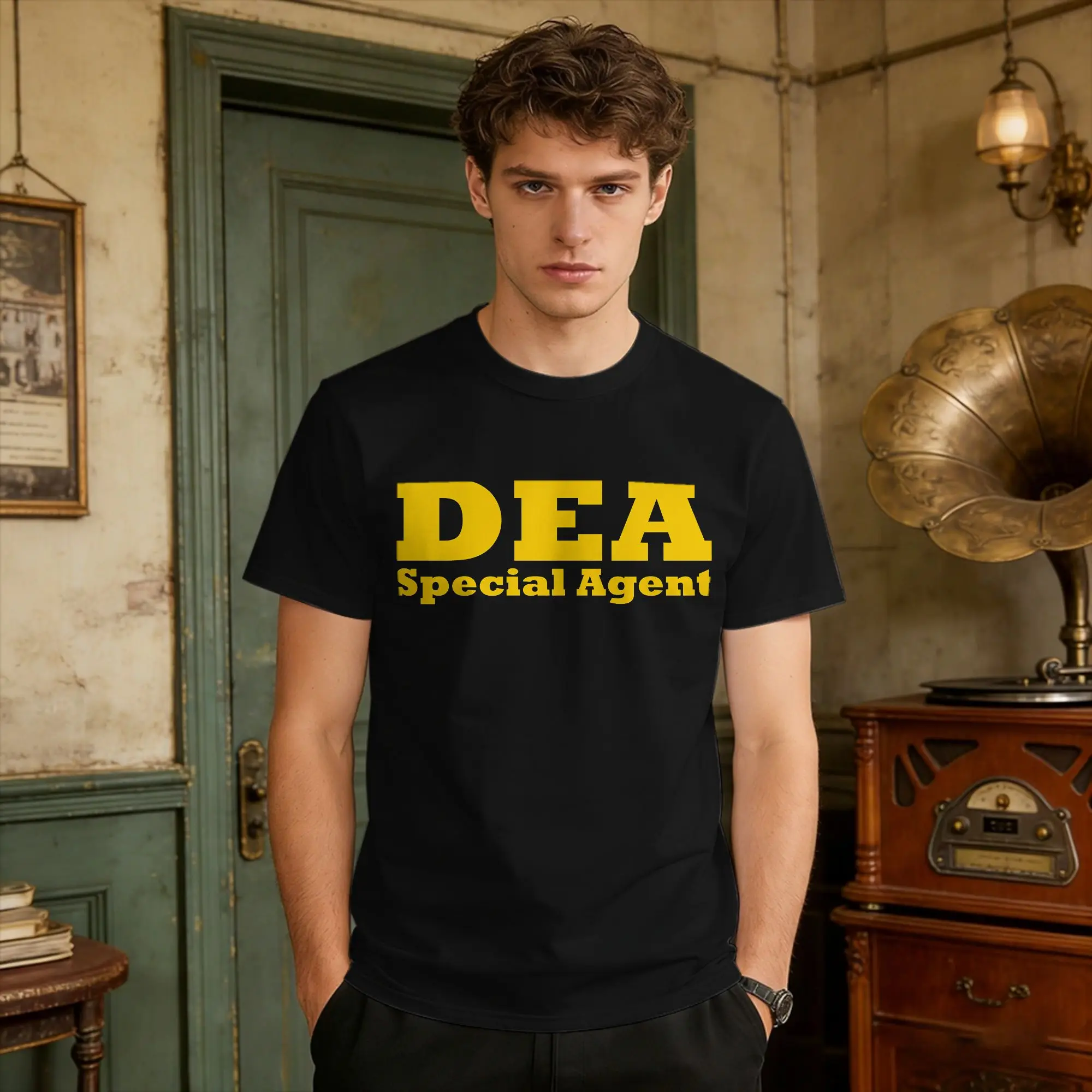 DEA Special Agent Drug Enforcement Administration T Shirt Summer  Y2K Fun T-Shirts Cotton Popular Tshirt For Couple Clothing
