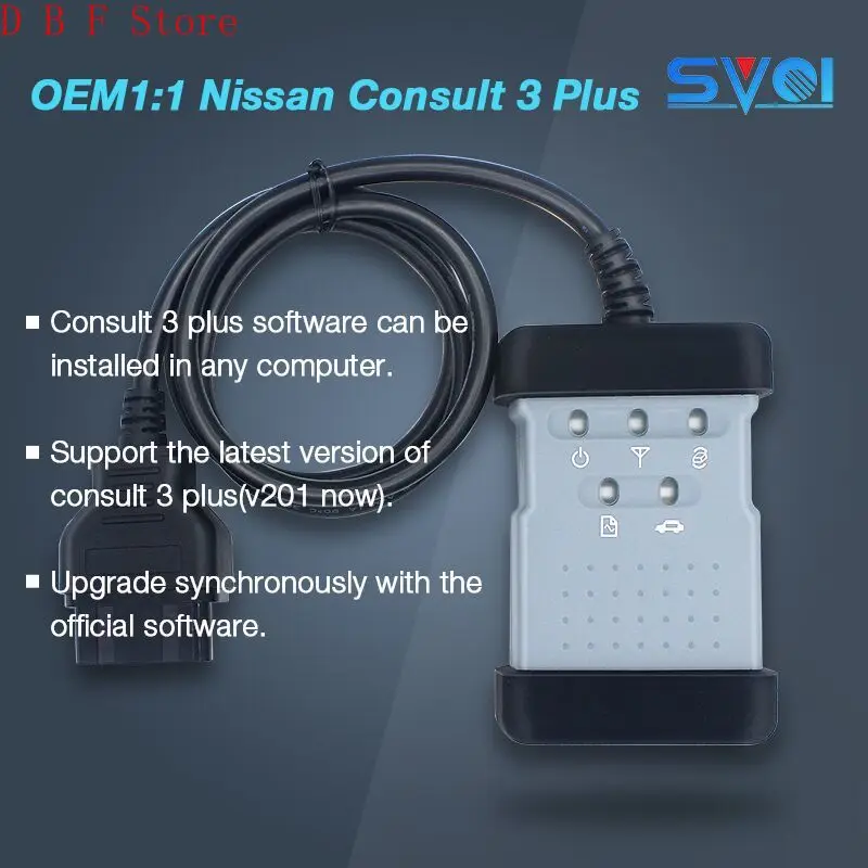 New Consult-3 Plus v201 for Ni-ssan Diagnostic Tool support programming and updating