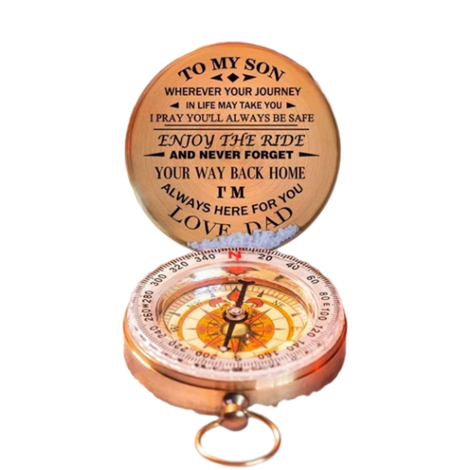 Military Compass Survival Gear Compass Navigation Pocket Luminous Military Compass Gift to Daughter/Gift to My Son