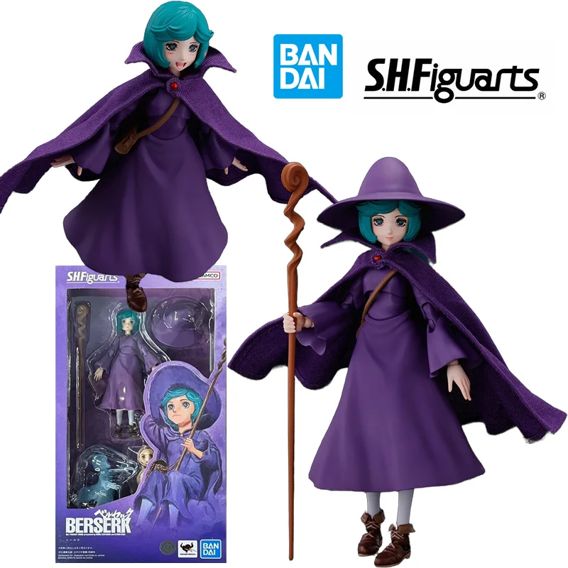 

Bandai Namco S.H.Figuarts Schierke Berserk 12Cm Anime Original Action Figure Set Children's Model Toy Birthday Gift Collection