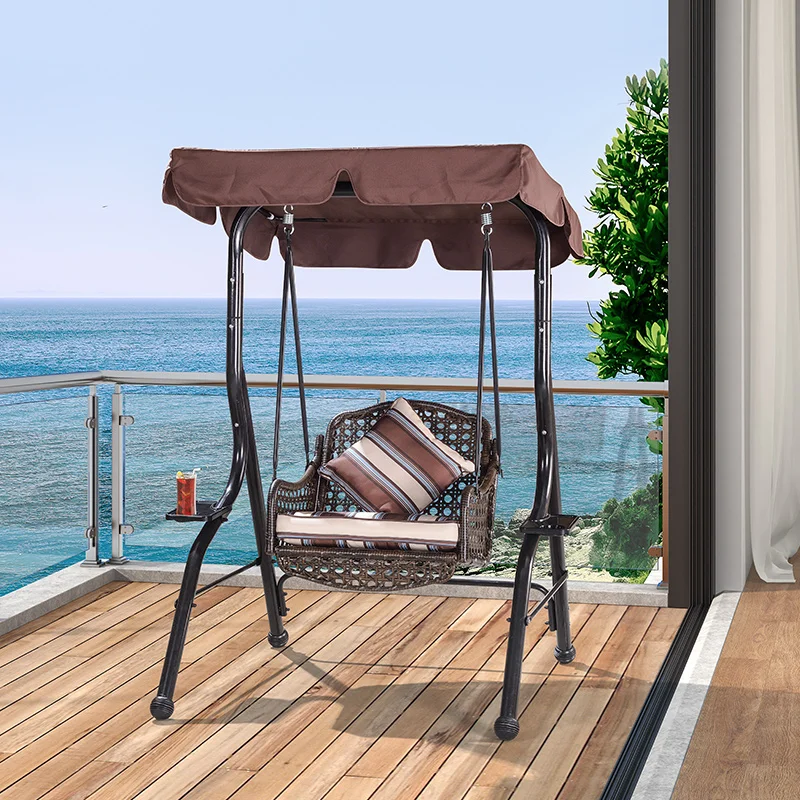 Sun Loungers Triangle Patio Swings Balcony Canopies Camping Patio Swings Sunshade Folding Amacas Colgantes Outdoor Furniture