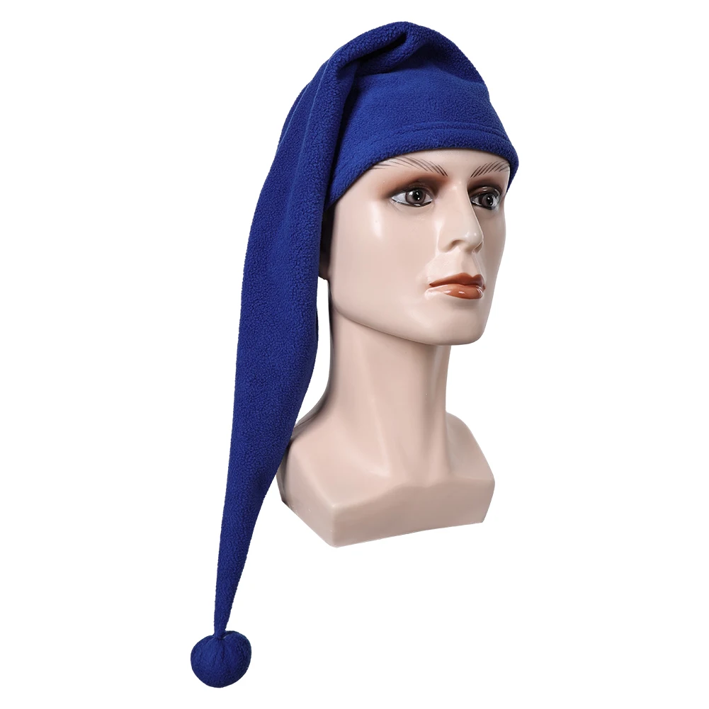 Gorra azul de cosplay enano, sombrero de princesa de dibujos animados de película, accesorios de disfraz de fantasía, accesorios de juego de rol para fiesta de Halloween y Carnaval