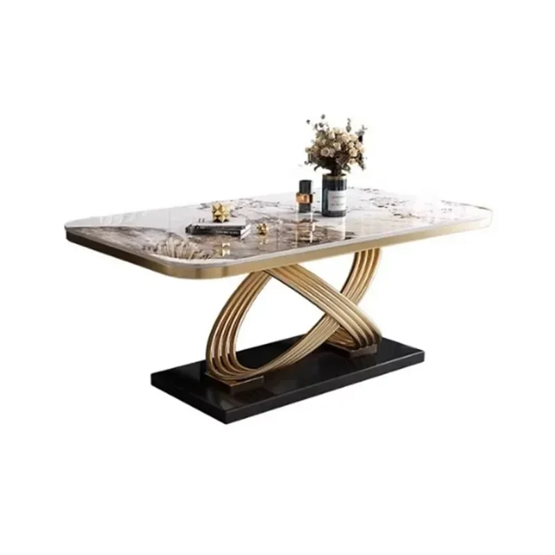 Rectangle Nordic Dining Table Unique Luxury Modern Large Dining Table Living Room Cheap Juegos